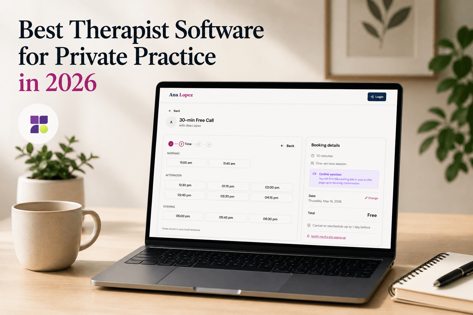 Best Therapist Software for Private Practice in 2026