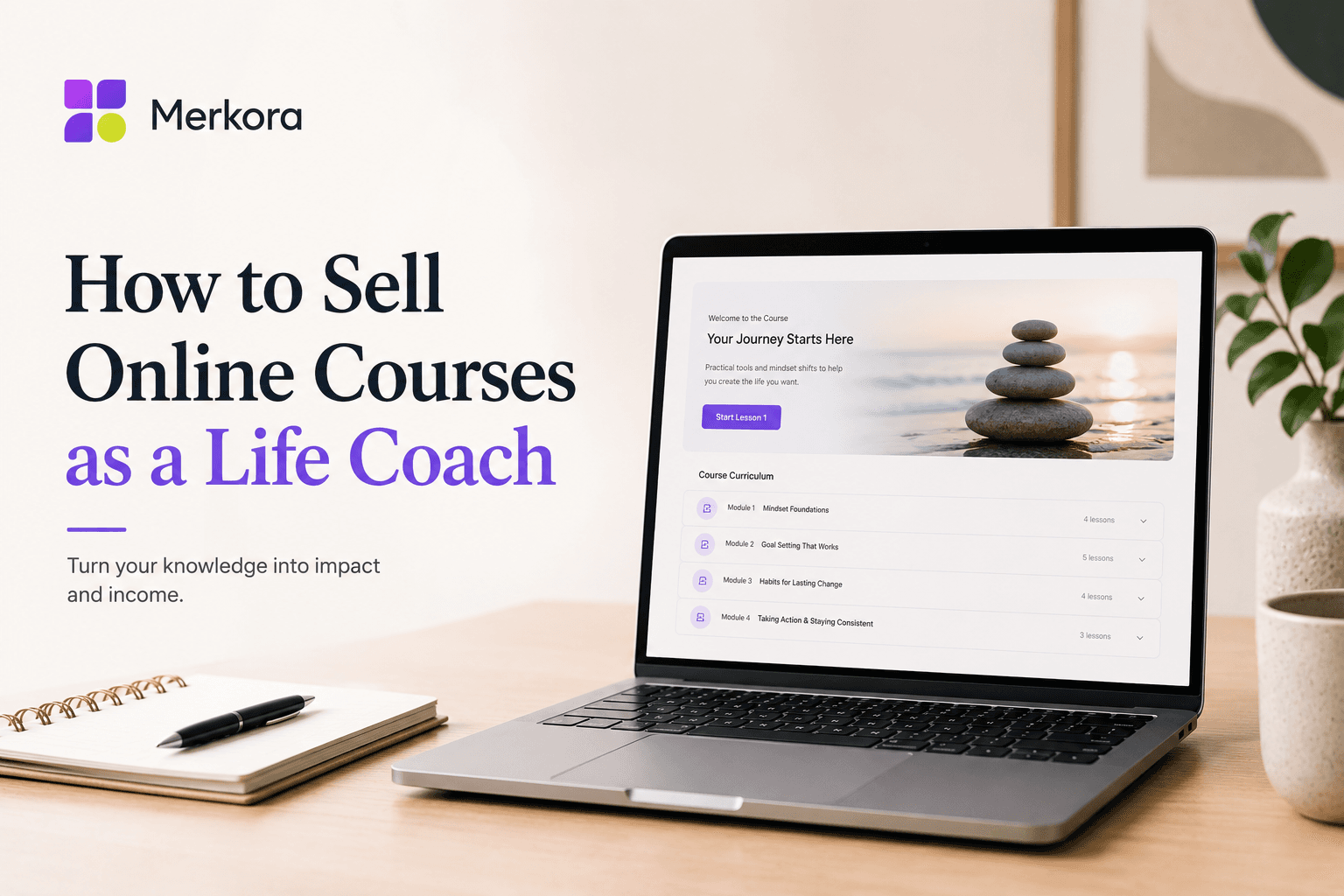 How to Sell Online Courses as a Life Coach