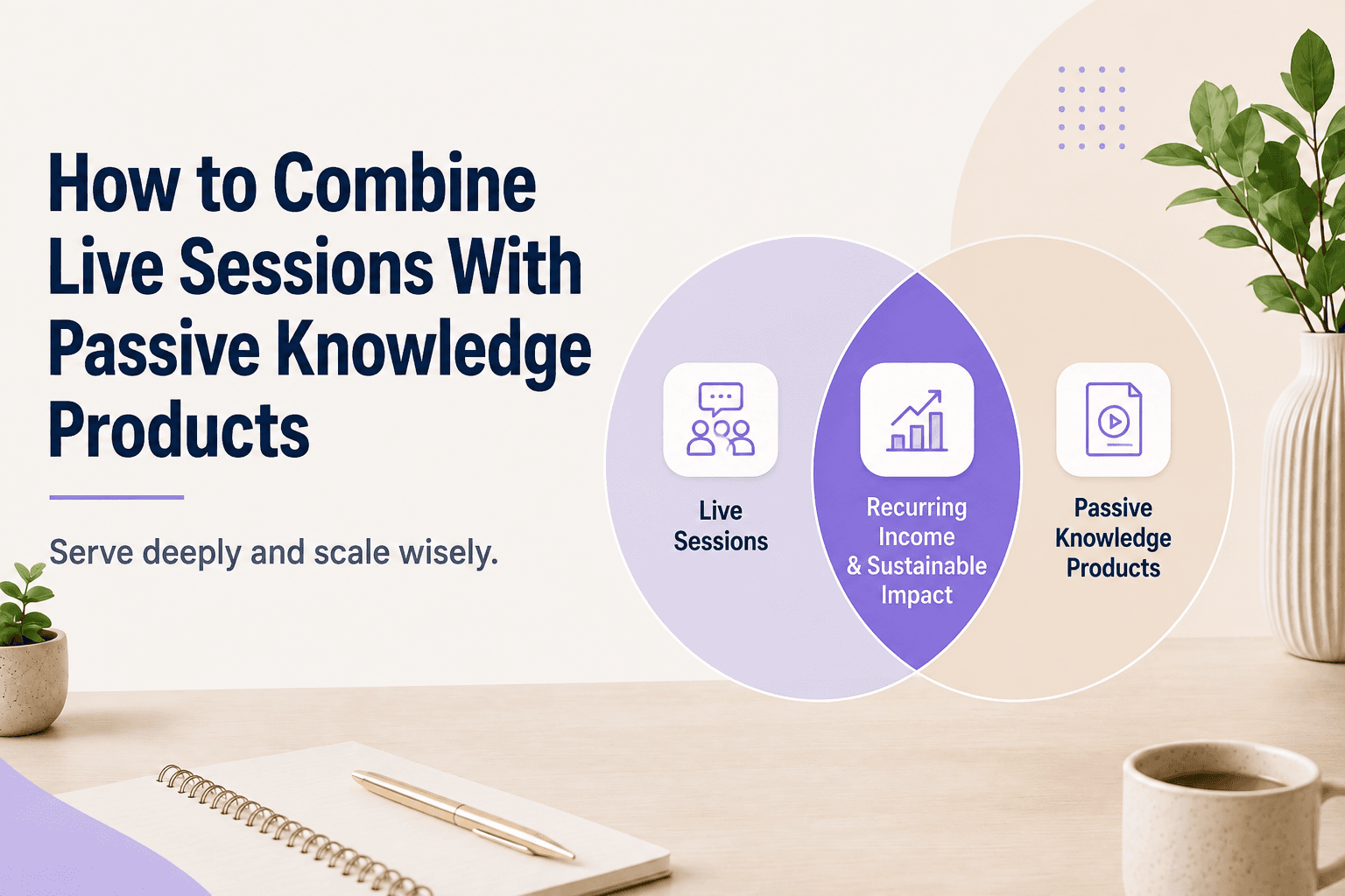 How to Combine Live Sessions With Passive Knowledge Products