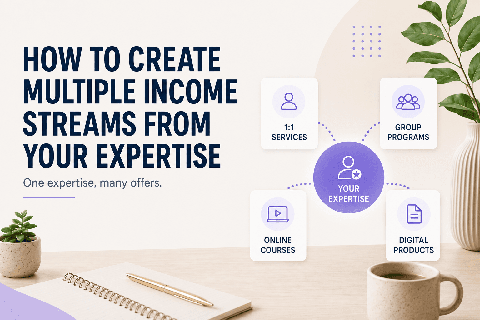 How to Create Multiple Income Streams From Your Expertise