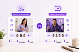 Expertise Economy vs Creator Economy — What's the Difference?