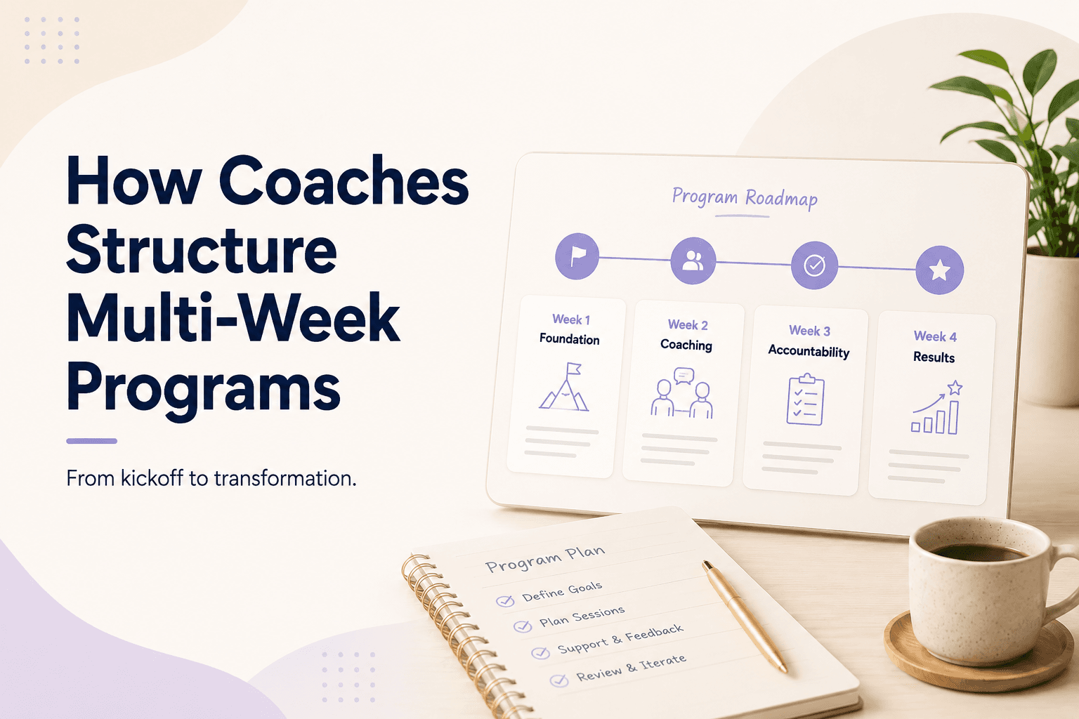 How Coaches Structure Multi-Week Programs