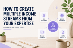 How to Create Multiple Income Streams From Your Expertise