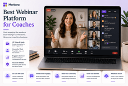 Best Webinar Platform for Coaches in 2026: Zoom vs Crowdcast vs Merkora