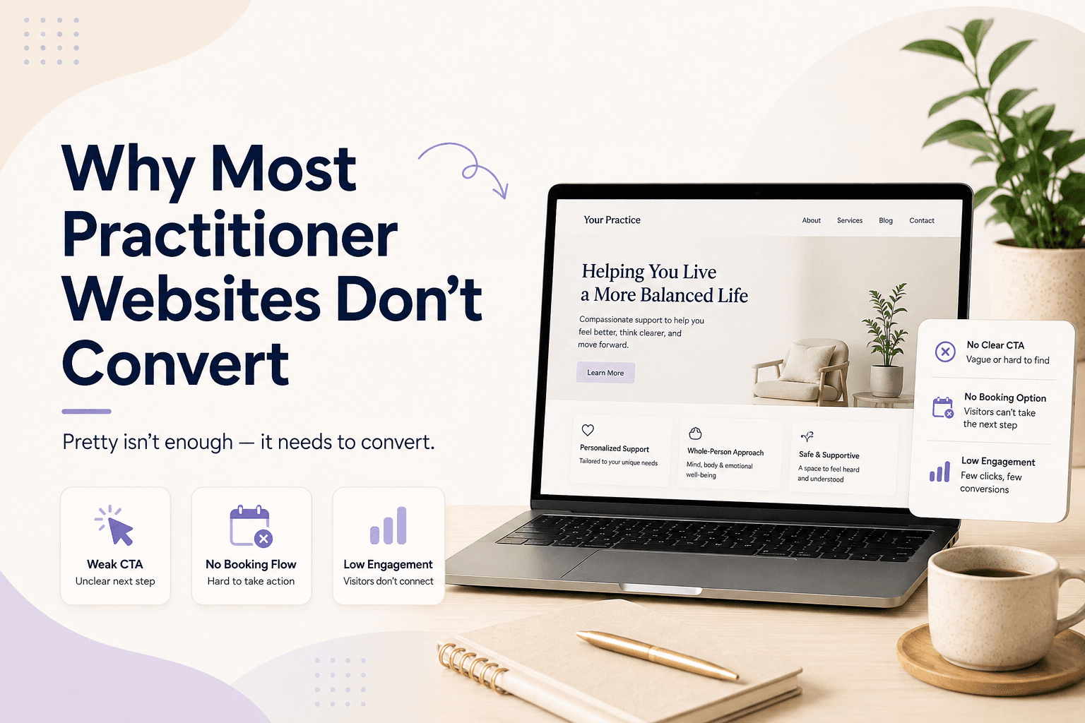Why Most Practitioner Websites Don't Convert