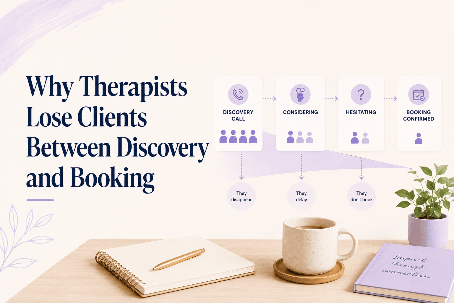 Why Therapists Lose Clients Between Discovery and Booking